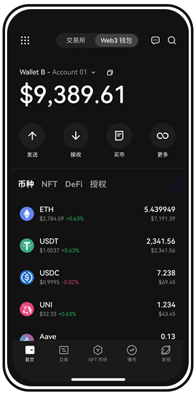 U 交易所手机应用